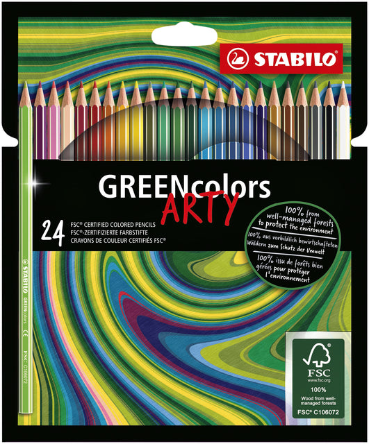 Farbige Stifte Stabilo Greencolors 6019/24-1-20 Penny bei 24 Teilen