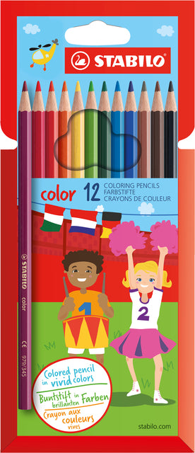 Farbstifte Stabilo Farbe 979 Papppenny bei 12 Farben