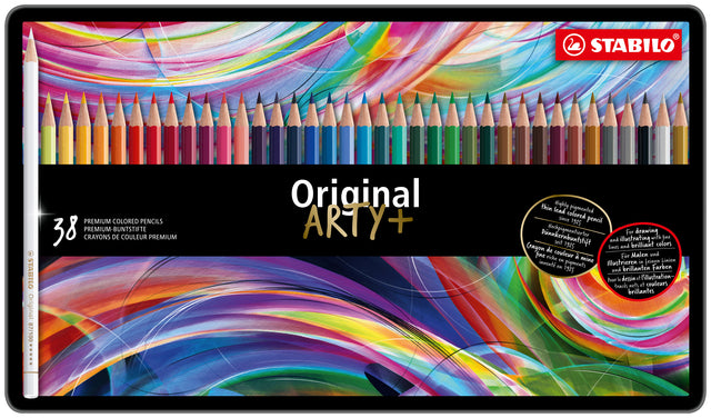 Farbige Stifte Stabilo Original Arty Blik von 38 Farben
