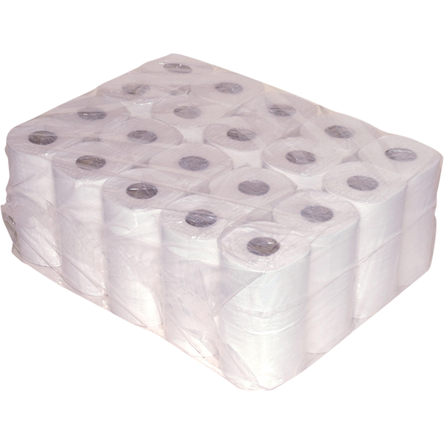Qleaniq® - | Toilettenpapier 2-Layer | 10cm | Basic | Weiß | 40 Stücke