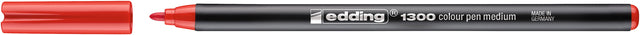 Fineliner Edding 1300 rot 2mm | 10 Stück