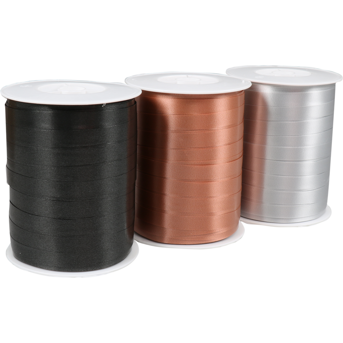 Klika - Lint | 10mm | 250m | pp | Silber/Schwarz/Kupfer 3 Rolle