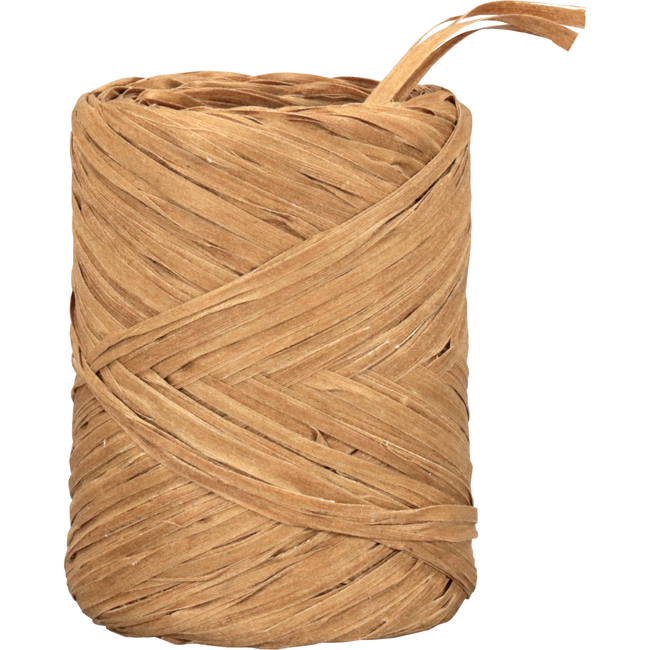 Goldina - Raffia | 10mm | 50 m | Braun | 1 Stücke