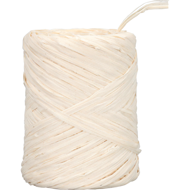 Goldina - Raffia | 10mm | 50 m | Weiß | 1 Stücke