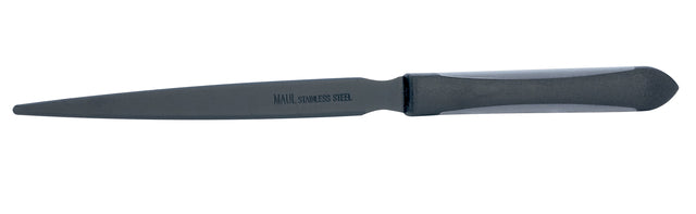 Brieföffner Maulpro Edelstahlklinge 21,5 cm schwarz | Blister mit 1 Stück