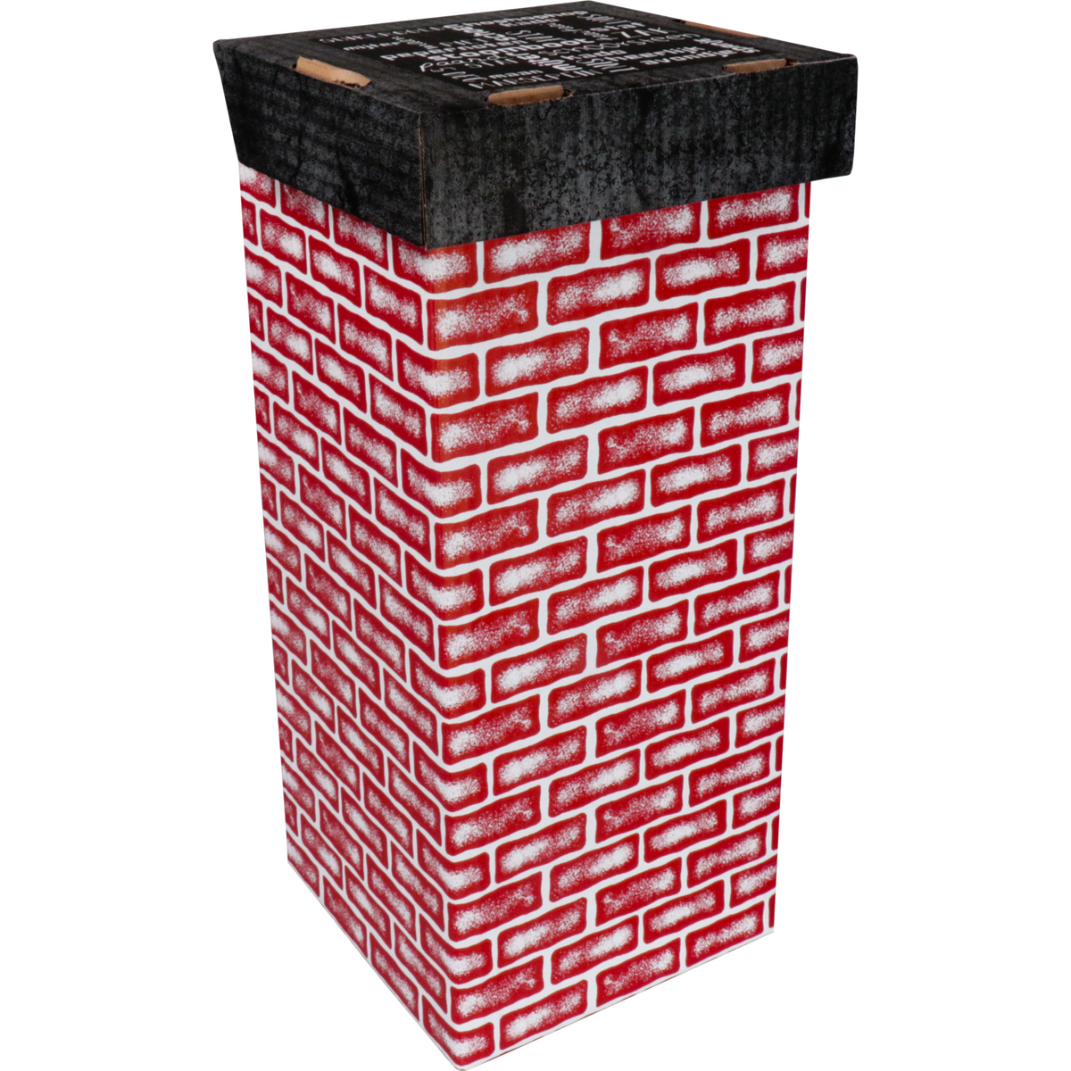 Klika - Schornsteinbox | Golfkarton | 15x15x36cm | Sinterklaas | Schwarz/rot 15 Stücke