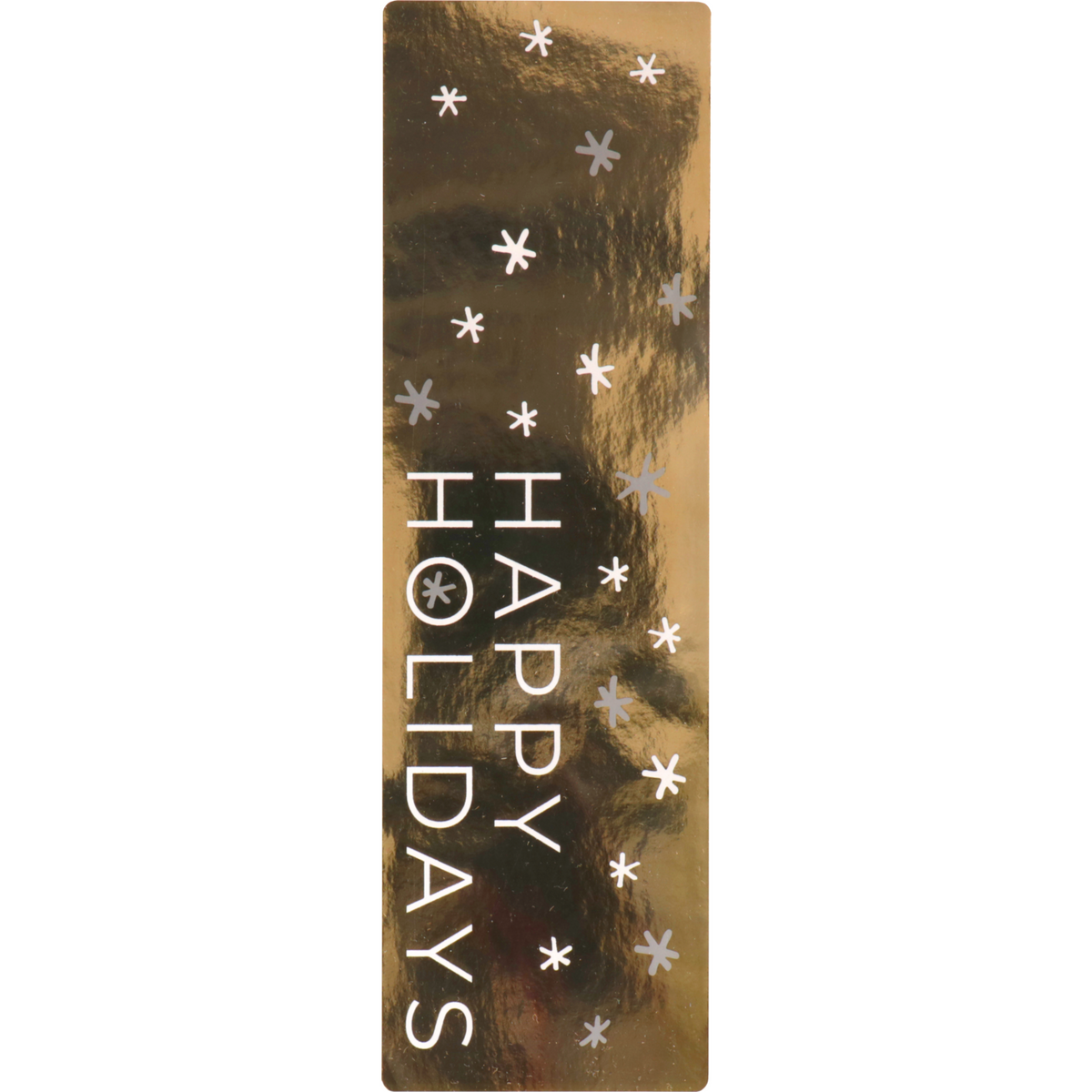 Klika - Schließaufkleber | Frohe Feiertage | 200x60mm | Papier + PE | Gold/weiße Brötchen bei 100 Teilen