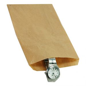 Papieren zak kraft 15x22cm 40 gram 1000 stuks bruin