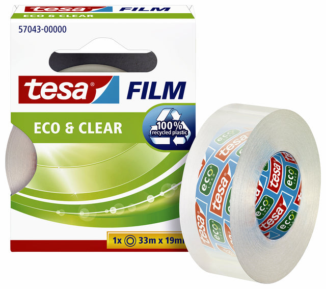 Tape Tesa 57043 Eco & Clear 19mmx33m