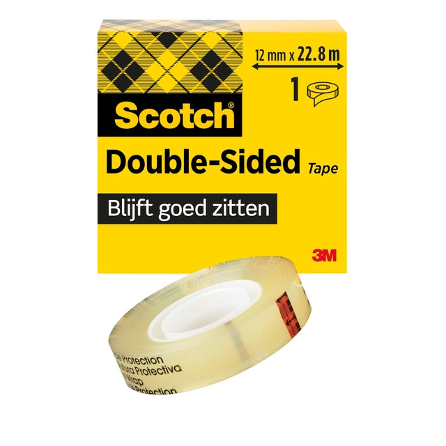 Klebeband Scotch 665 12mmx22,8 m doppelseitig | 12 Stücke