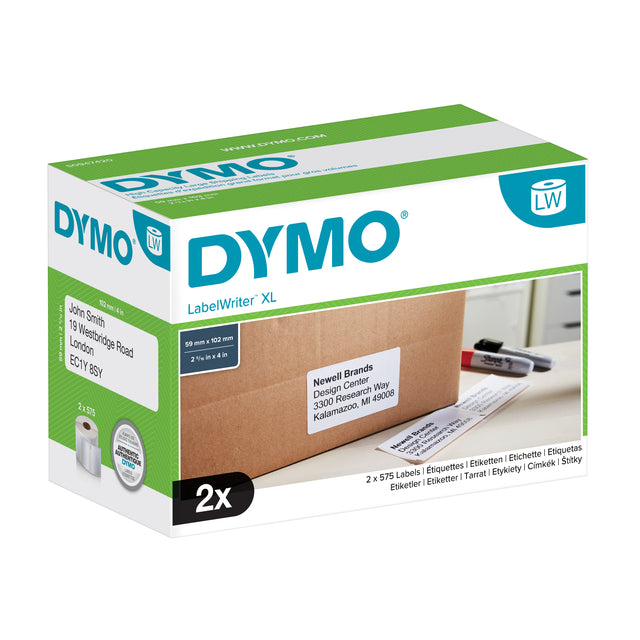 DYMO 947420 Label Drucken 450 102x59mm 2x575 Teile