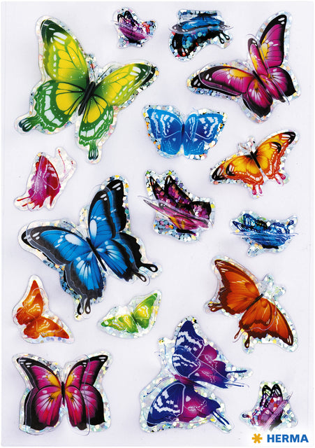 Etikett Herma 15515 Butterfly 3D Flügeleffekt
