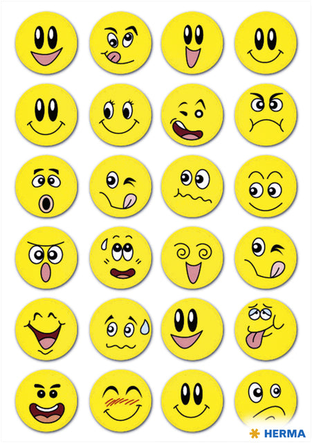 Label Herma 3657 Smiley mit wackelnden Effekt