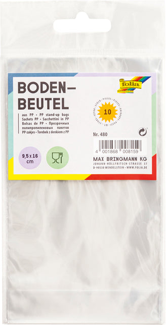 Bag Folia transparent 115x190mm | 10 Stück