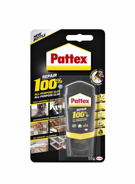 Kleben Sie Pattex 100% Röhrchen 50 Gramm auf Blister