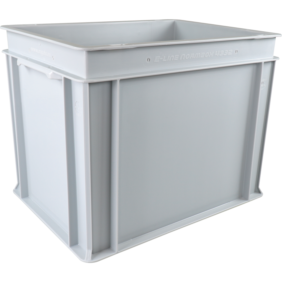 Klika - Bak | HDPE | geschlossener Griff | Transportbox | 400x300x325mm | Grau | 1 Stücke
