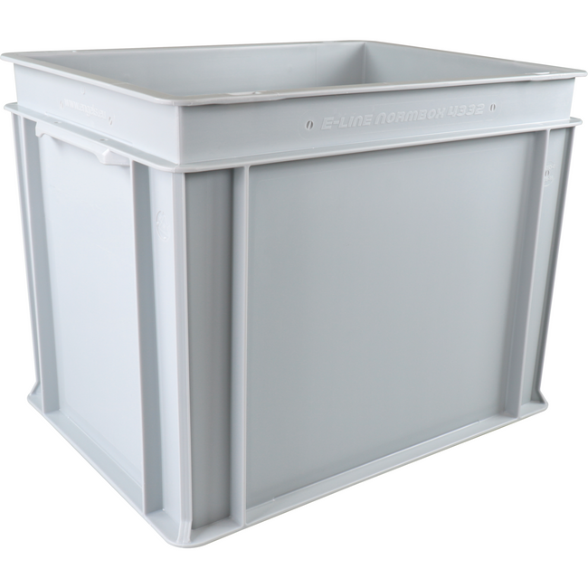 Klika - Bak | HDPE | geschlossener Griff | Transportbox | 400x300x325mm | Grau | 1 Stücke