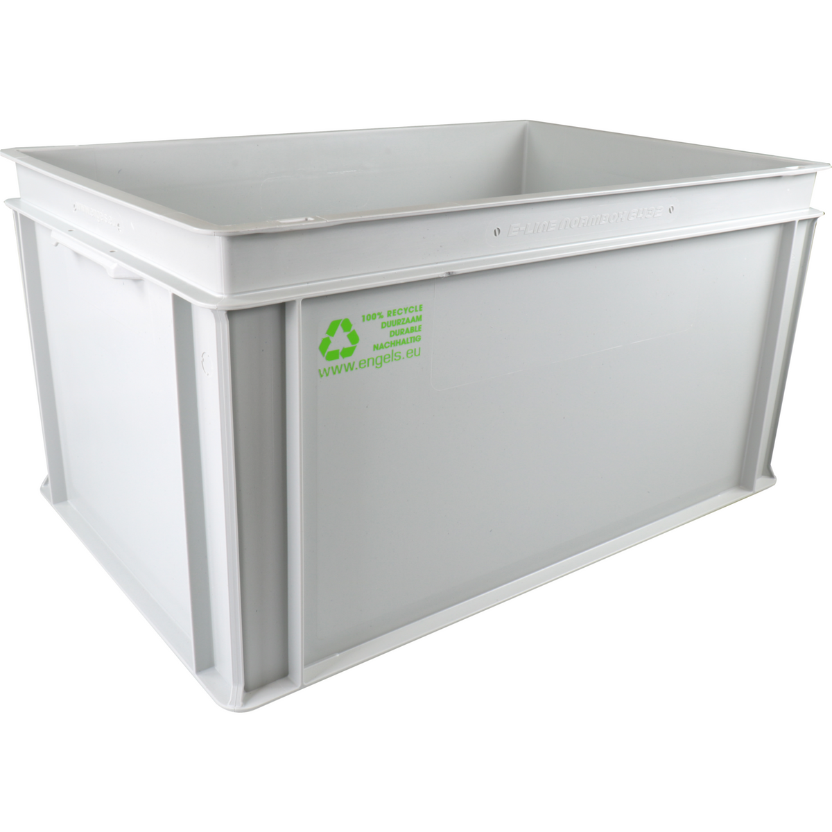 Klika - Bak | HDPE | geschlossener Griff | Transportbox | 600x400x325mm | Grau | 1 Stücke