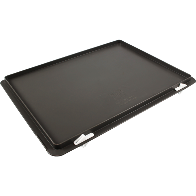 Klika - Deckel | Pp | Scharnier 400x300x schwarz | 1 Stücke
