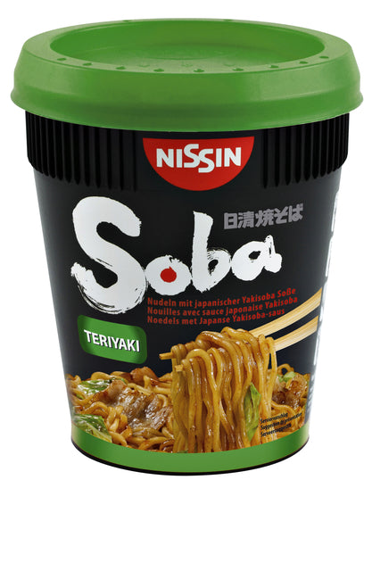 Noodles Nissin Soba Teriyaki Cup | 8 Stücke