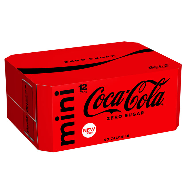 Erfrischungsgetränk Coca Cola Zero Blik 150ml | 24 Stücke
