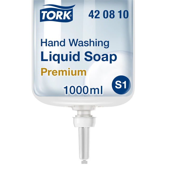 Tork Seife | Handseife | Antibakteriell 1000 ml | 6 Stück