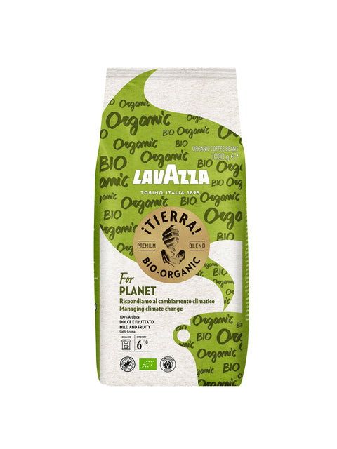 Kaffee Lavazzabohnen Tierra Bio Bio 1000gr | Beutel mit 1000 Gramm