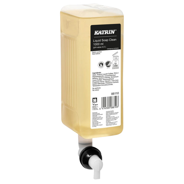 Handseife Katrin Pure Neutral 1000ml 88110 | Umkarton mit 6 Stück