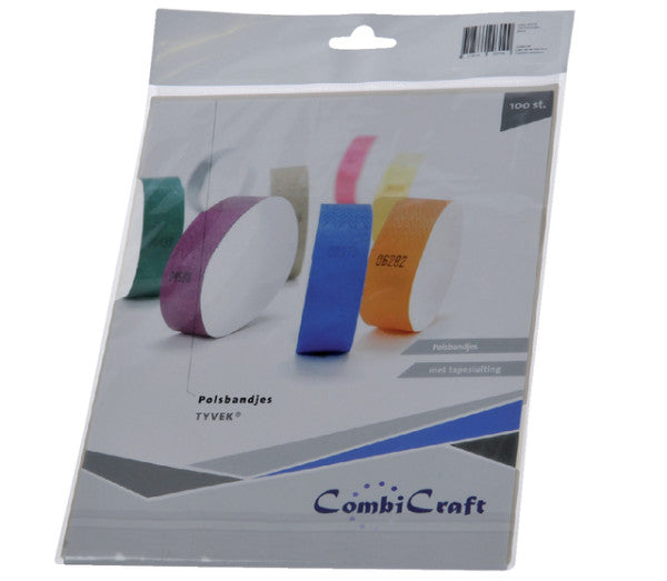 Bombikkranz - Armband Blanco 100 Stück gelb