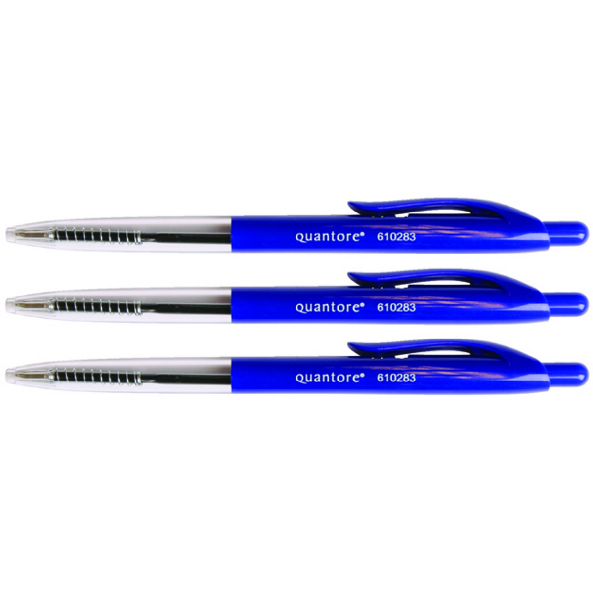 Quantore - Ballpen -Druckknopf blau | 50 Stück