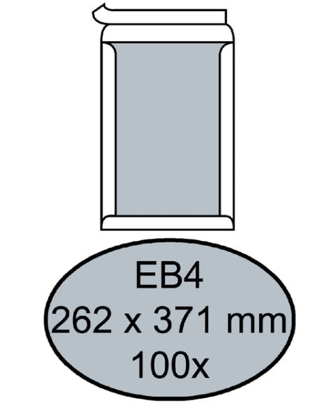 Quantor - Umschlag Bordrug EB4 262x371 ZK 120gr WT