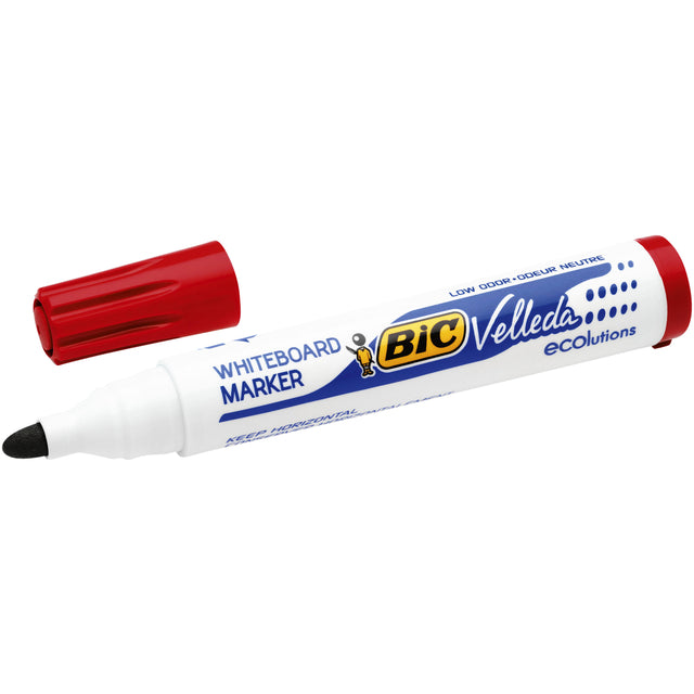 Filz -Tip Pen BIC 1701 Whiteboard Red 1,4mm | 12 Stücke