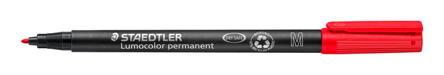 Filz -Tip Pen Staedtler Lumocolor 317 Permanent M Rood