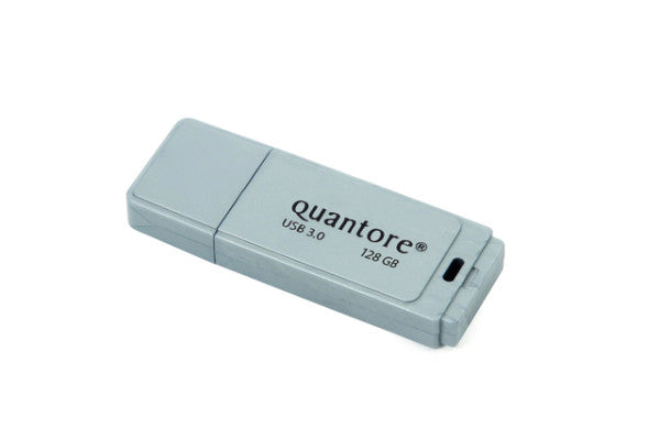 Quantore - USB Stick 3.0 128 GB Silber