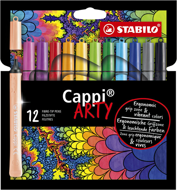Filzstift Stabilo Cappi 168/12-1-20 Penny bei 12 Farben