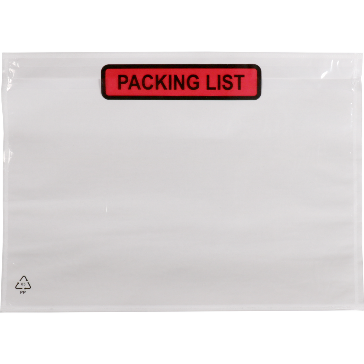 SENDPORORE® - Umschlag | Packlistenumschlag | Packliste | 225x165mm | A5/C5 | Selbstadhäsive LDPE | Transparente 1000 Stücke