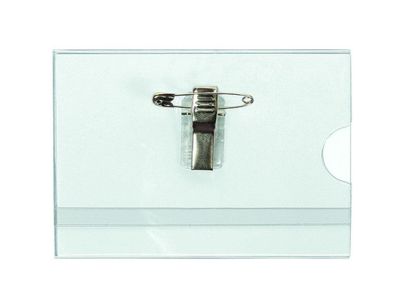 Quantore - Abzeichen Clip+Pin 60x90mm | 24 Stücke
