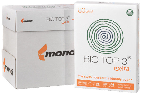 Biotop - Papierbiotop 3 A4 80GR Naturel 500vel | 5 Stücke