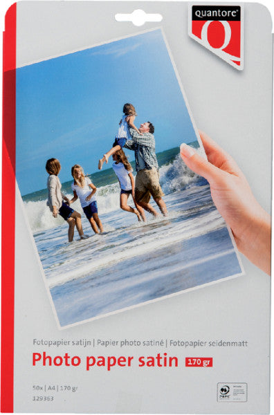 Quantore - Fotopapier A4 Satin Matte 50vel 170gr