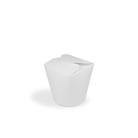 Klika - Wok to Go Cup 16oz 400ml Pappe Weiß | 500 Stücke