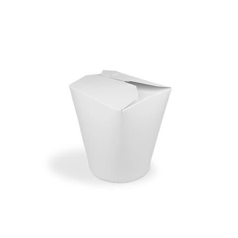 Klika - Wok to Go Cup 32oz 1000ml Pappe Weiß | 500 Stücke