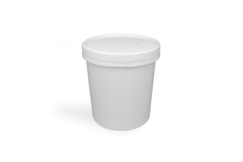 Klika - Suppenbecher 360 ml Ø90mm 12oz Karton Weiß | 500 Stücke