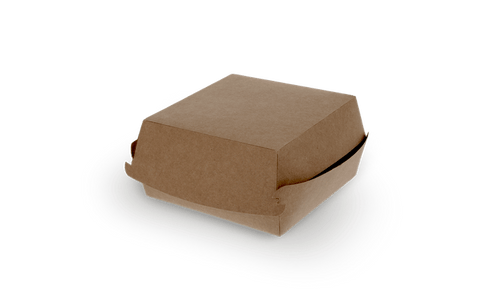 Klika - Hamburger Tablett Medium Kraft Bio | 600 Stücke
