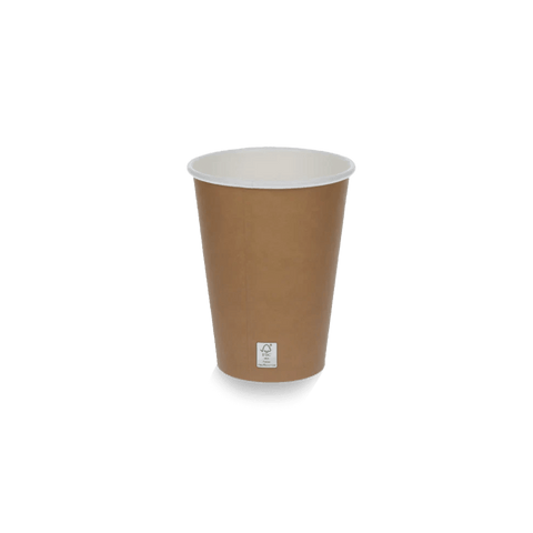 Klika - Kartonkaffeetasse 360cc 12oz Kraftlook | 1000 Stücke