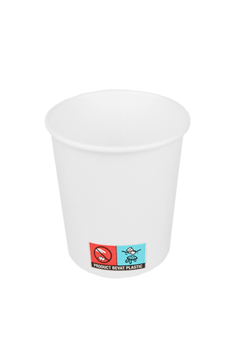 Klika - Kartonkaffeetasse 120cc 4oz Weiß | 1000 Stücke