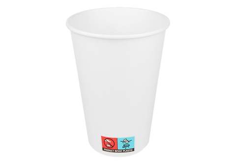 Klika - Kartonkaffeetasse 180cc 7,5oz Weiß | 2500 Stücke
