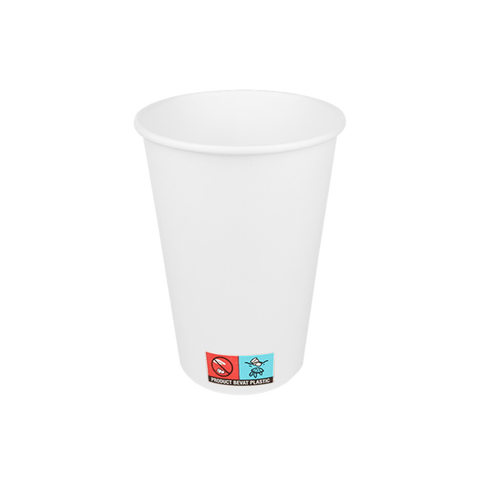 Klika - Kartonkaffeetasse 180cc 7,5oz Weiß | 2500 Stücke