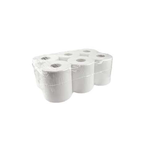 Klika - Poetsrol Midi 1 Schicht 6x300 Meter Ø19cm recycelt t9 | 6 Stücke