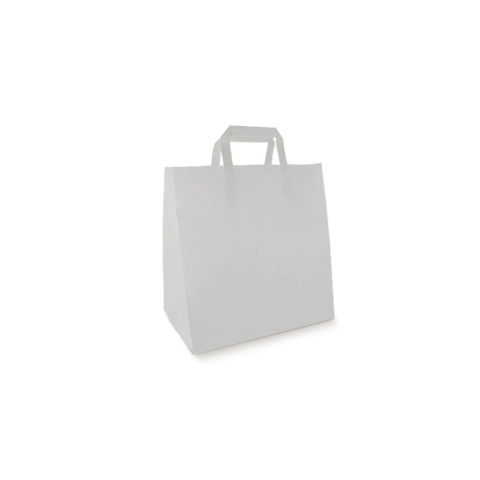 Klika - Papierbeutel mittelweiß 26+17x27cm Bio | 250 Stück