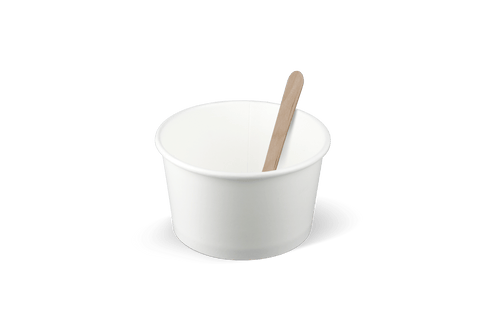 Klika - Latish Cup 240 ml Ø92mm 8oz Karton Weiß | 1000 Stücke